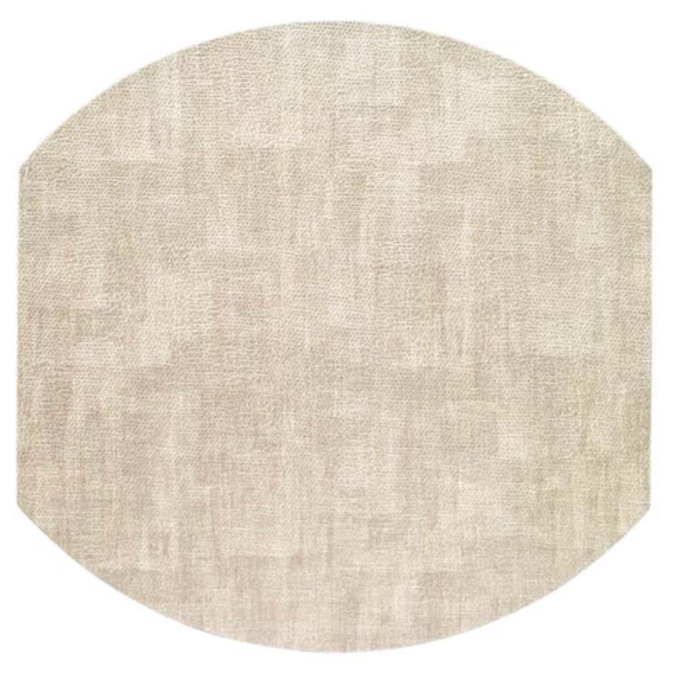 Bodrum THE TABLE LUSTER ELIPTIC PLACEMAT BIRCH SET OF 4