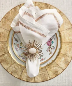 Kim Seybert FLARE NAPKIN RING GOLD