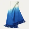 Johanna Howard THE HOME DIP DYED ALPACA THROW COBALT
