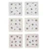 Kim Seybert BOHEMIA COCKTAIL NAPKINS | SET OF 6 TABLE LINENS