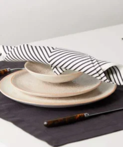 L'Objet CONCORDE NAPKIN SET BLACK | SET OF 4 THE TABLE