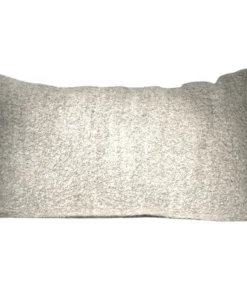 Uniquity WINTERS PILLOW LIGHT GREY 20 X12 PILLOWS