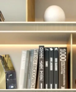 Dainte Inc THE HOME FACETED CRYSTAL & BRASS SINGLE BOOKEND 1 PIECE