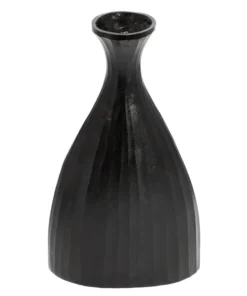 Sagebrook Home METAL BANDED VASE