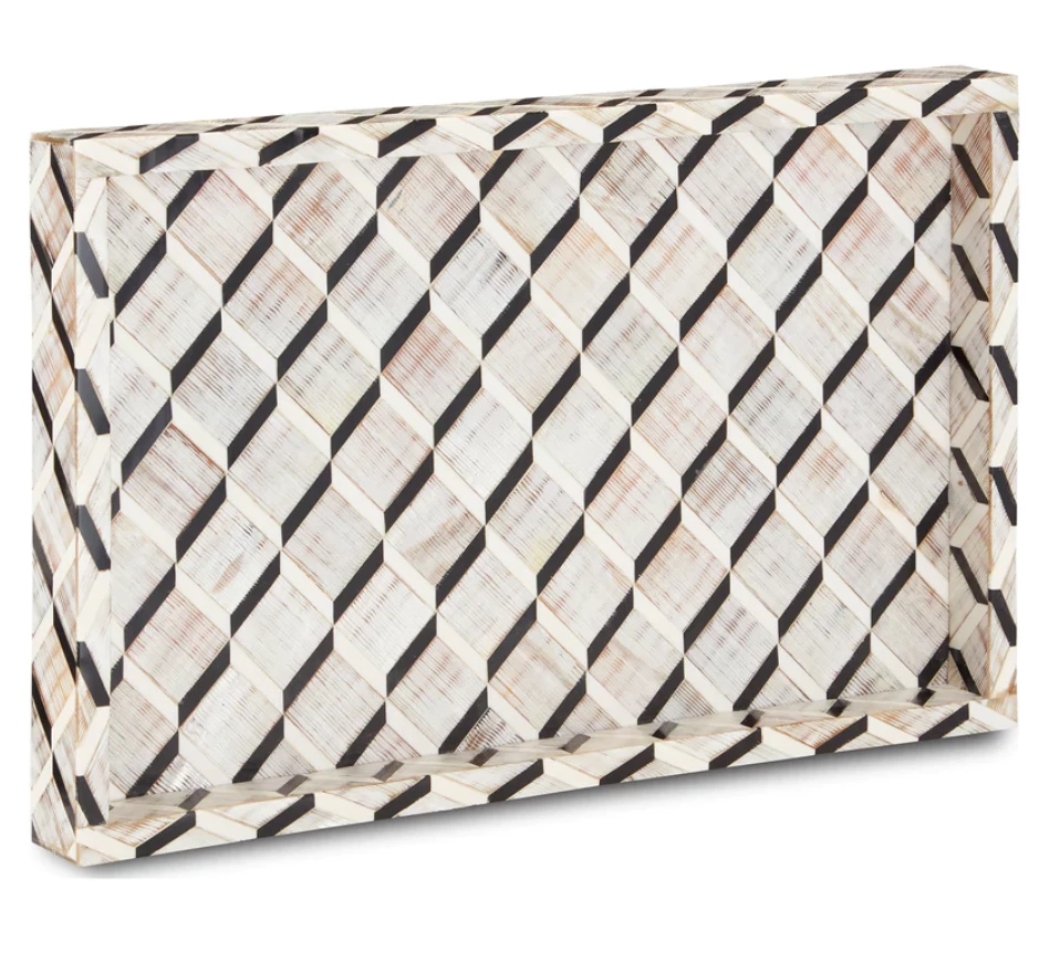 Currey & Company ERIN HORN TRAY THE HOME