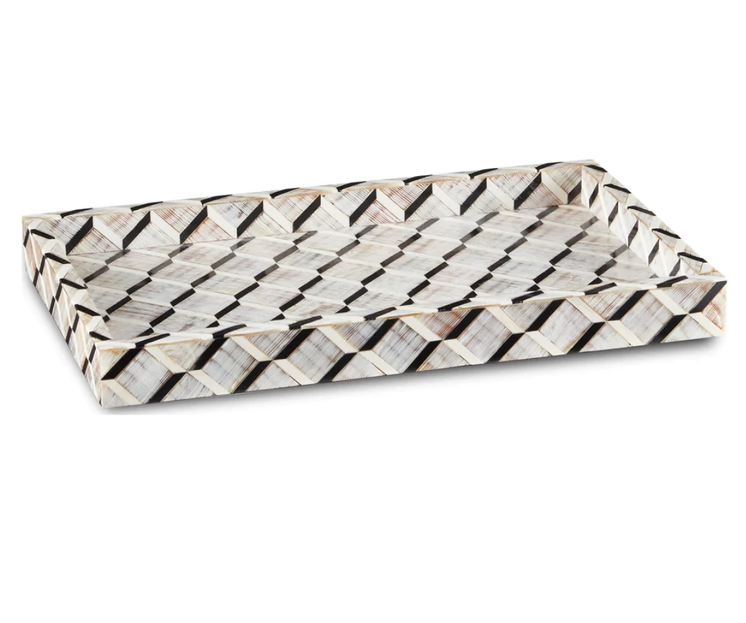 Currey & Company ERIN HORN TRAY THE HOME