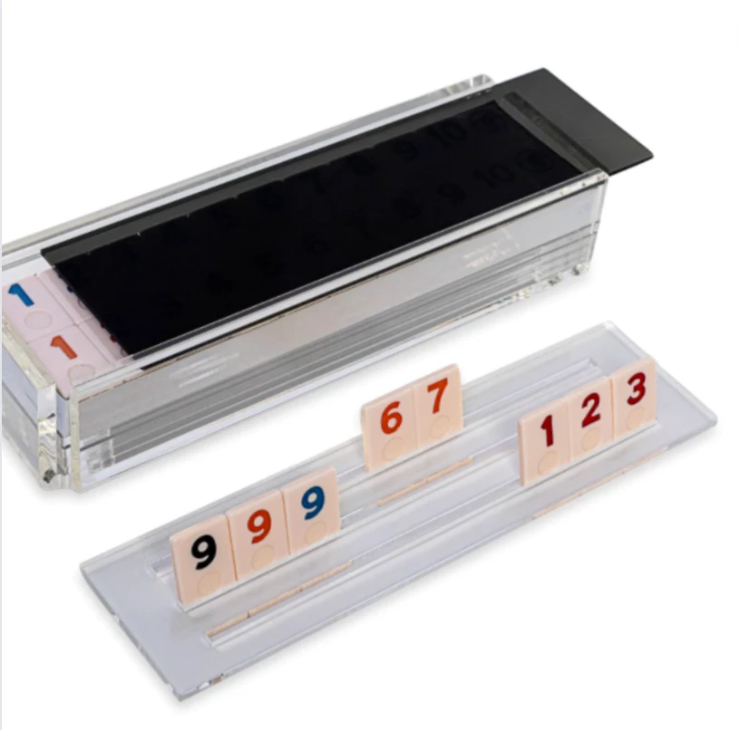 Luxe Dominoes RUMMY ACRYLIC GAME SET