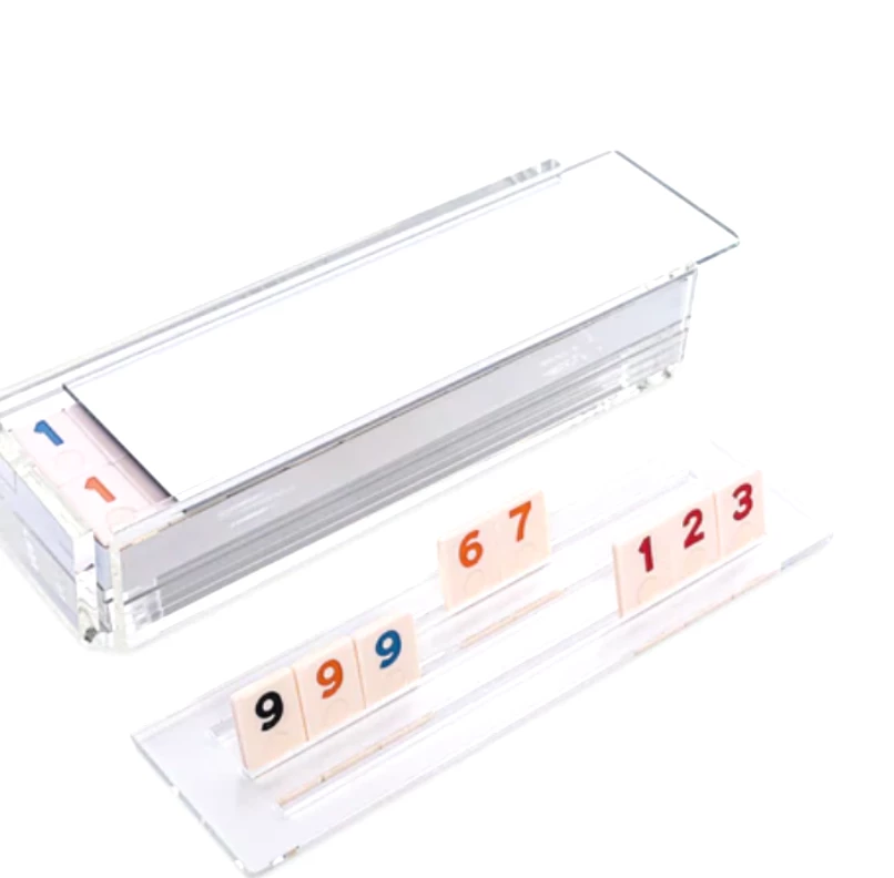 Luxe Dominoes RUMMY ACRYLIC GAME SET