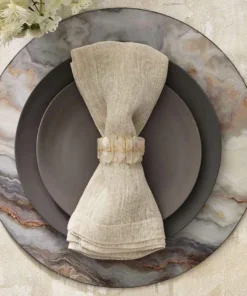 Kim Seybert RADIANT IRIDESCENT NAPKIN RING | SET OF 4