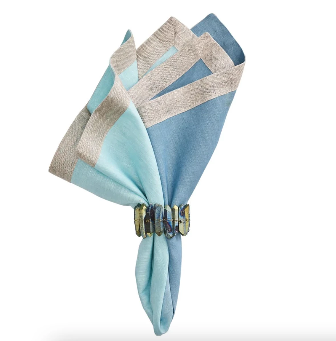 Kim Seybert DIP DYE NAPKIN SKY BLUE
