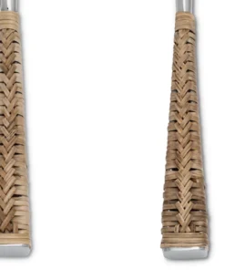 Abbott Collection RATTAN SALAD SERVER SET SERVING