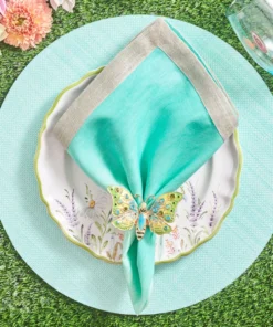 Kim Seybert ARBOR NAPKIN RING SET THE TABLE