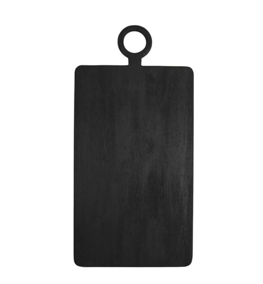 Be Home MANGO WOOD CHEESEBOARD BLACK X LARGE SERVING