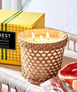 Nest Fragrances, LLC RATTAN CLASSIC CANDLE GRAPEFRUIT