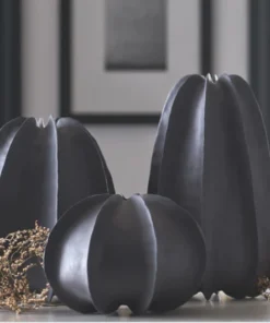 Palecek KEIKO CHARCOAL VASE THE HOME