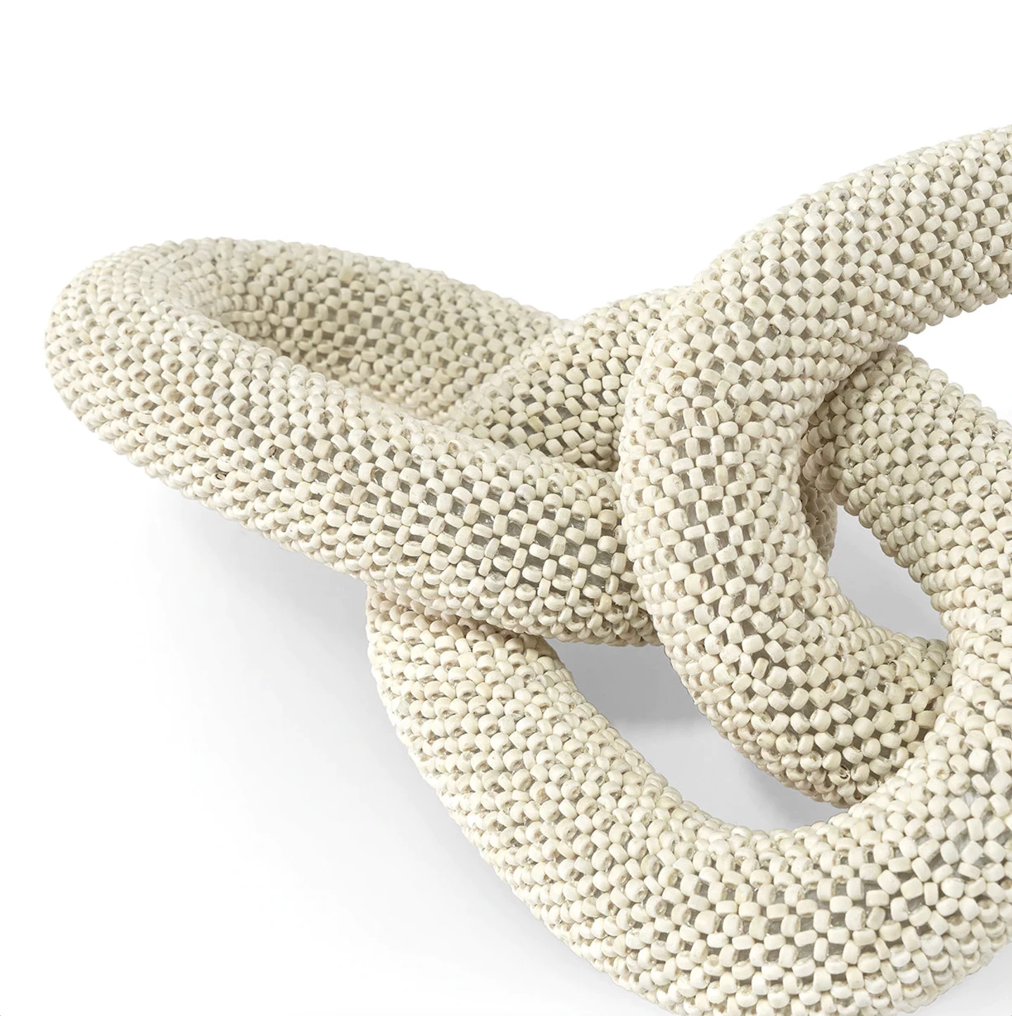 Palecek THE HOME COASTAL BEAD CHAIN LINK SCULPTURE