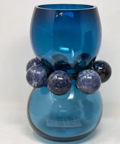 Vanessa Mitrani Creations TIFFANY VASE DUCK BLUE & CELESTINE