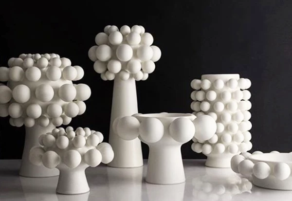 KleinReid NIMBUS APPLE TREE VASE | ALABASTER THE HOME