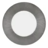 Haviland /Daum USA Inc. ANTHRACITE GREY INFINI CHARGER 11.5" PLATE
