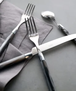 Capdeco/BIA Cordon Bleu CONTY 5-PIECE FLATWARE SET | GREY