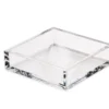 Caspari WINE & BAR ACRYLIC COCKTAIL NAPKIN HOLDER | CLEAR