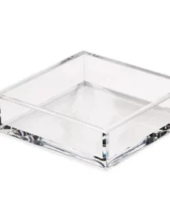 Caspari WINE & BAR ACRYLIC COCKTAIL NAPKIN HOLDER | CLEAR
