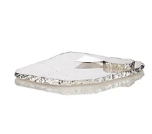 RabLabs / Anna KIVA CRYSTAL PLATTER | LARGE | SILVER SERVING