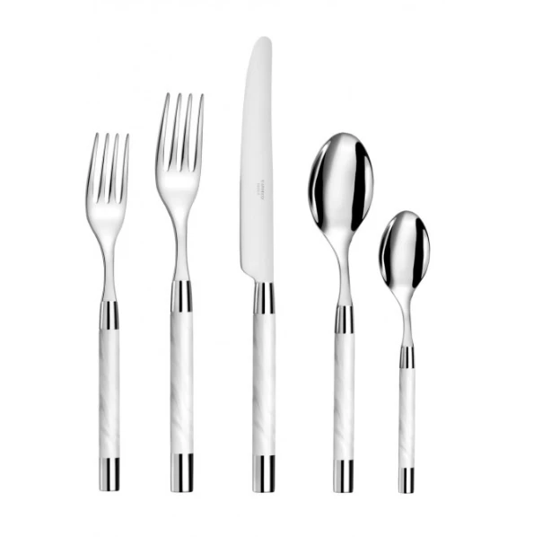 Capdeco CONTY 5-PIECE FLATWARE WHITE