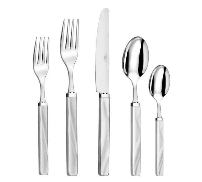 Capdeco/BIA Cordon Bleu CITY 5-PIECE SET FLATWARE | GREY