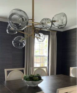 Regina Andrew Design, Inc. FURNITURE MOLTEN CHANDELIER | POLISHED NICKEL