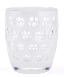 Mario Luca Giusti LENTE ACRYLIC DOF TUMBLER WHITE DRINKWARE