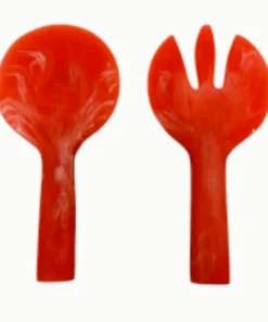 Nashi Home SERVING SWIRL RESIN JUMBO SALAD SERVERS | VARIOUS COLORS