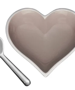 Inspired Generations SERVING HAPPY HEART SNACK BOWLS WITH SPOON