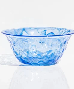 TarHong THE SUMMER SHOP BLUE SWIRL SERVING BOWL