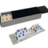 Luxe Dominoes RUMMY GAME | SMOKE METAL & SILVER - CH EXCLUSIVE GAMES & GADGETS
