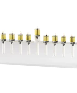 Jamie Young Company MODERN MENORAH ACYRLIC WHITE THE HOME