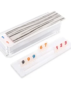 Luxe Dominoes RUMMY GAME | ACRYLIC & EXOTIC MADAGASCAR WOOD