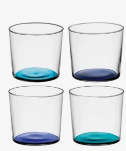 LSA International CORO TUMBLERS SET OF 4 | LAGOON ASSORTMENT