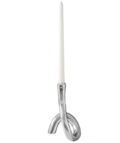 Beatriz Ball SERPENTE CANDLESTICK | SILVER | 11"