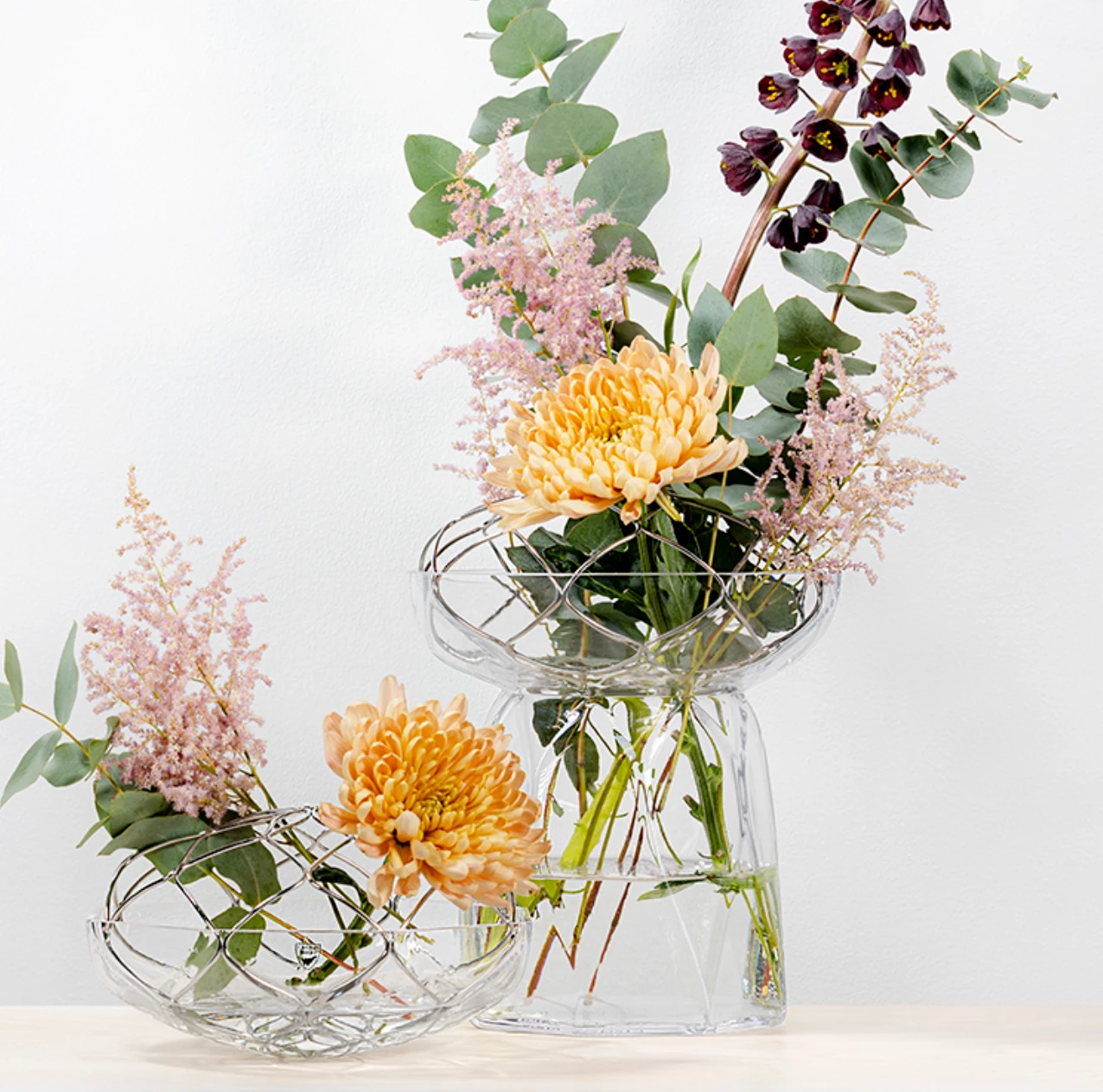 Orrefors Kosta Boda THE HOME BLOOM METAL VASE | HIGH