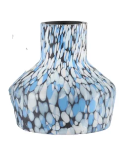 Currey & Company THE HOME CONFETTI GLASS BLUE VASES