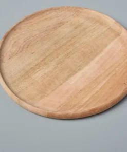 Be Home MANGO WOOD ROUND PLATTER NATURAL SERVING