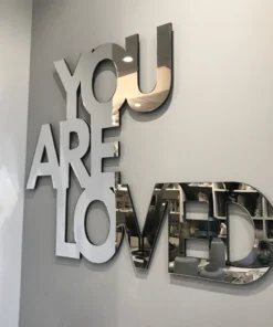 EYE CANDY ART MIRROR SERIES | SAY ANYTHING WALL DECOR