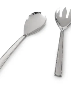 Julia Knight CASCADE SALAD SERVING SET | SILVER