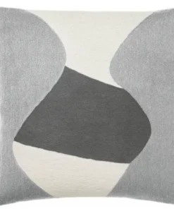 Judy Ross Textiles PILLOWS TOTEM PILLOW SILVER | 18 X 18