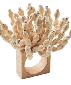 Kim Seybert REED NAPKIN RING NATURAL THE TABLE