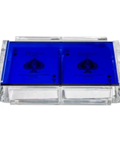 Luxe Dominoes GAMES & GADGETS PLAYING CARD ACRYLIC SET | ASSORTED