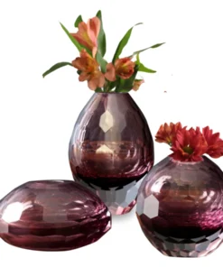 Beatriz Ball FACETED BUD VASE | AMETHYST | SHORT