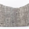 Treko MAKUN STRIPES PILLOW WHITE & GREY | 24 X 15