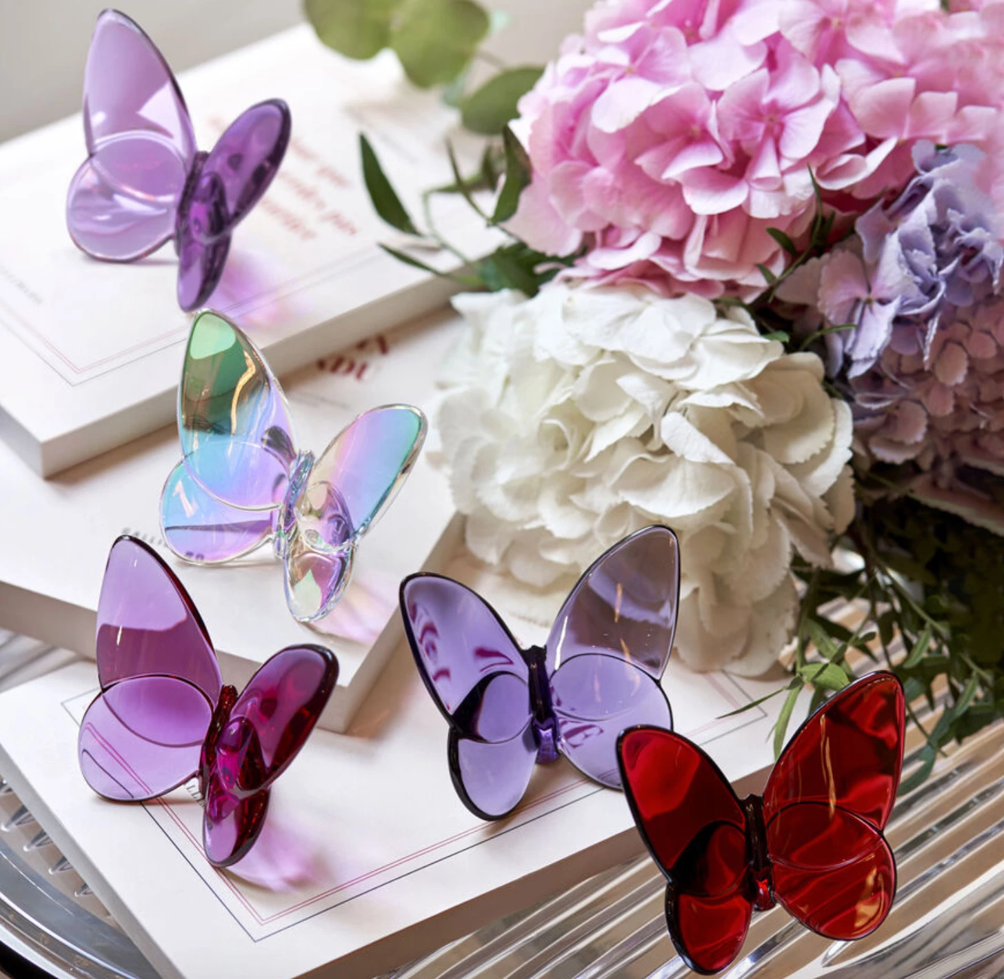Baccarat THE HOME PAPILLON LUCKY BUTTERFLY | IRIDESCENT